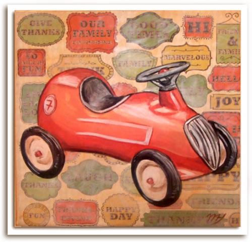 Voiture Rouge Vintage