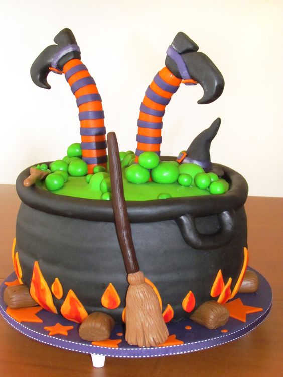 gateaux halloween,gateau enfant,idée dessert enfant,gateau 3d