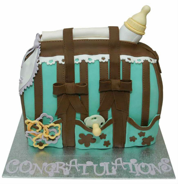 gateau anniversaire original,gâteau anniversaire enfant,gâteaux d`anniversaire pour enfant,gateau en forme de sac,gâteau originaal baby shower