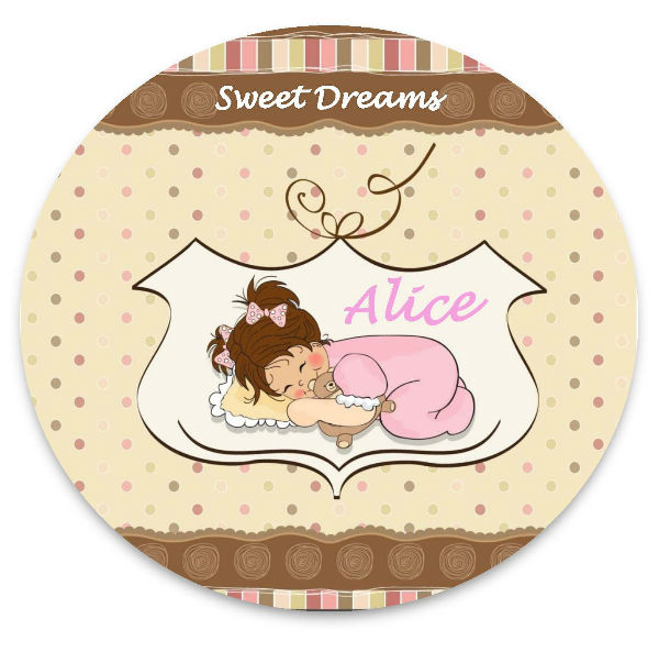 Plaque de porte sweet dreams